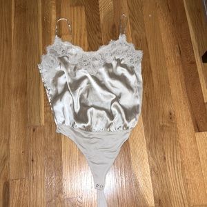 Satin bodysuit
